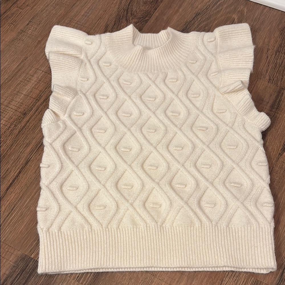 Anna Rae Cream Sweater